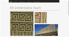 Desktop Screenshot of alldimensionsfoam.com